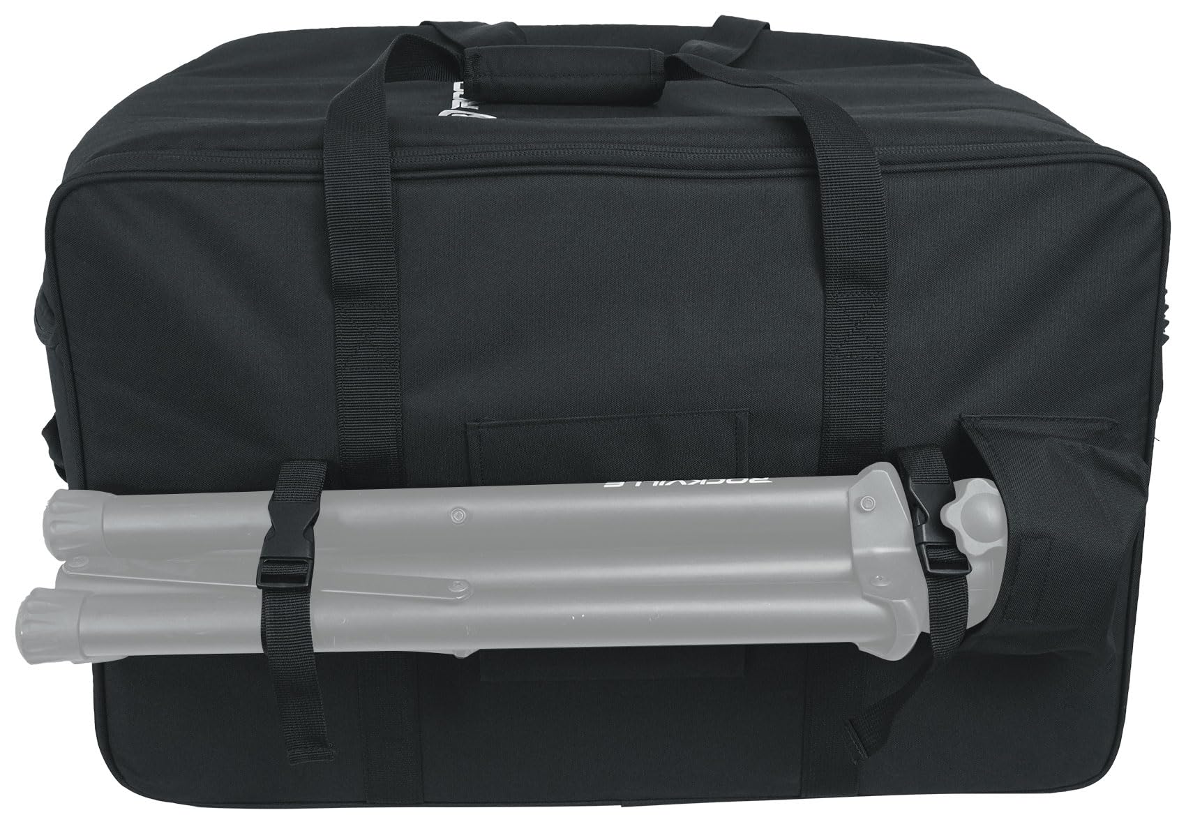 Rockville SB12 v2 Rolling DJ Speaker Bag with Wheels - Heavy Duty Travel Case for 12