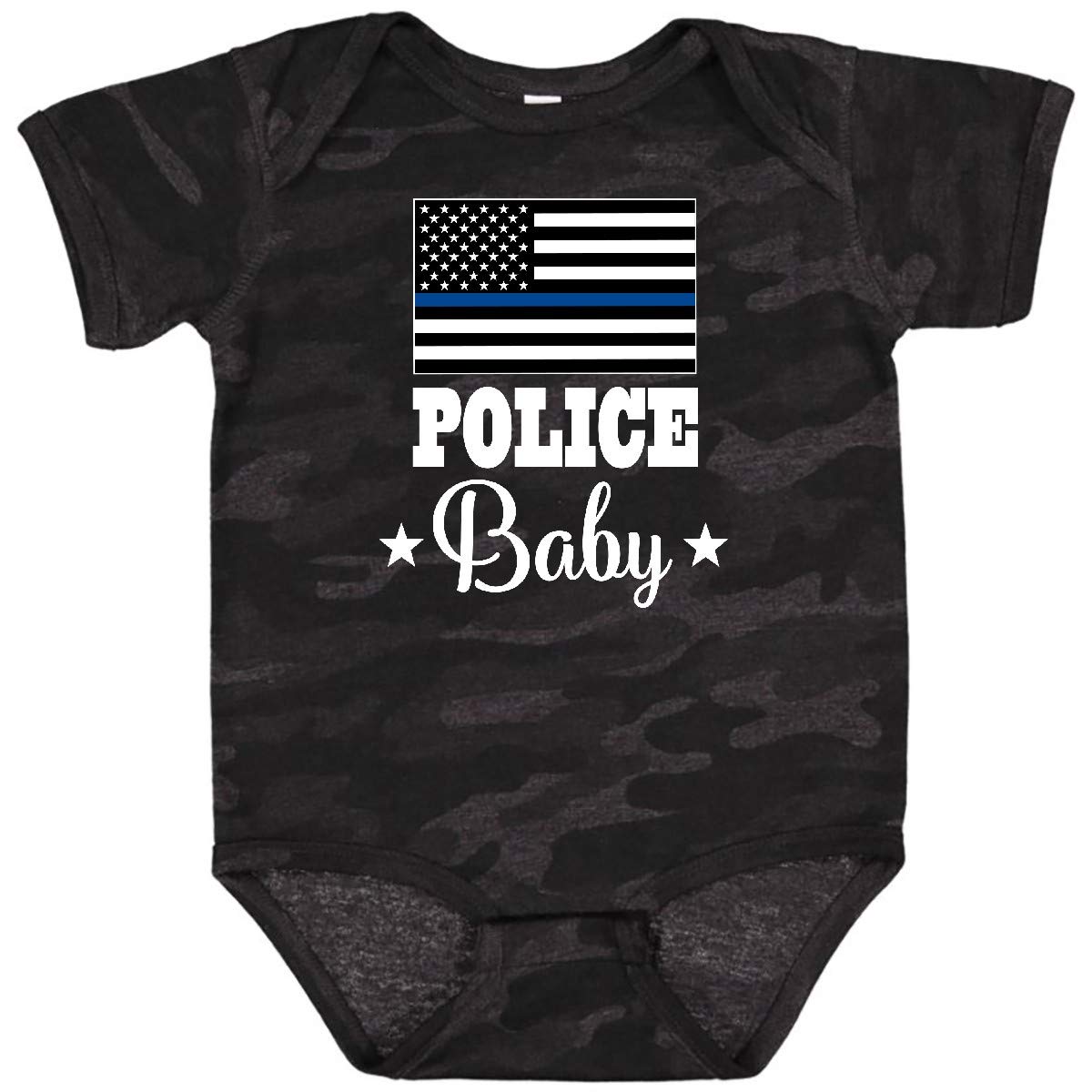 Inktastic Police Baby Law Enforcement Baby Bodysuit - Cute Cop-Themed Onesie for Infants & Toddlers - Perfect for Police Appreciation, Family Matching Outfits & Themed Parties