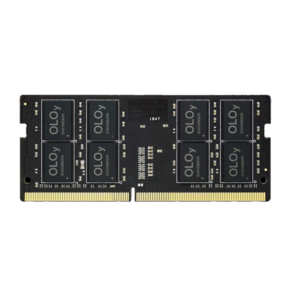 OLOy DDR4 RAM 16GB (1x16GB) 2666MHz CL19 1.2V SODIMM Laptop Memory - Compatible with Intel Gaming Laptops, Notebooks & PCs - Upgrade for Faster Performance in Gaming, Multitasking & Productivity