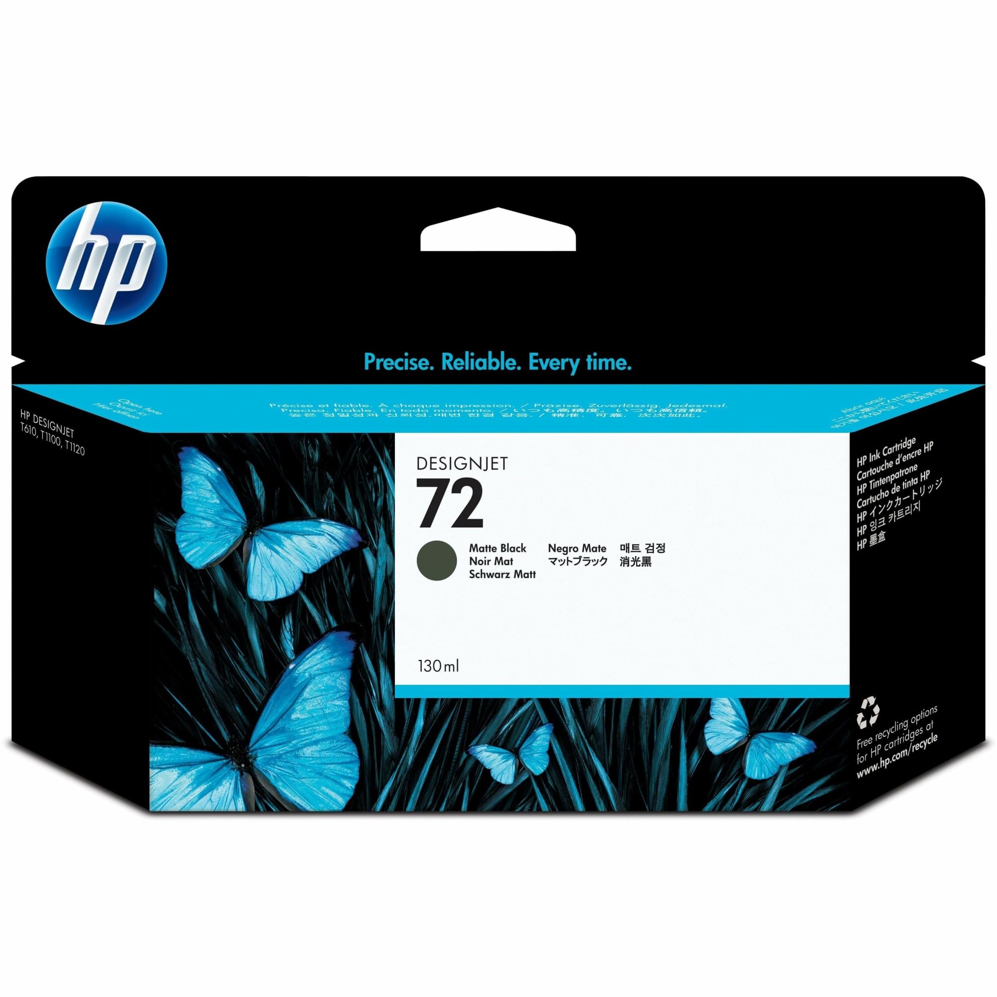 Original HP 72 Ink Cartridge (C9403A) - High-Quality Replacement for HP Printers | Perfect for Home, Office & School Printing Needs