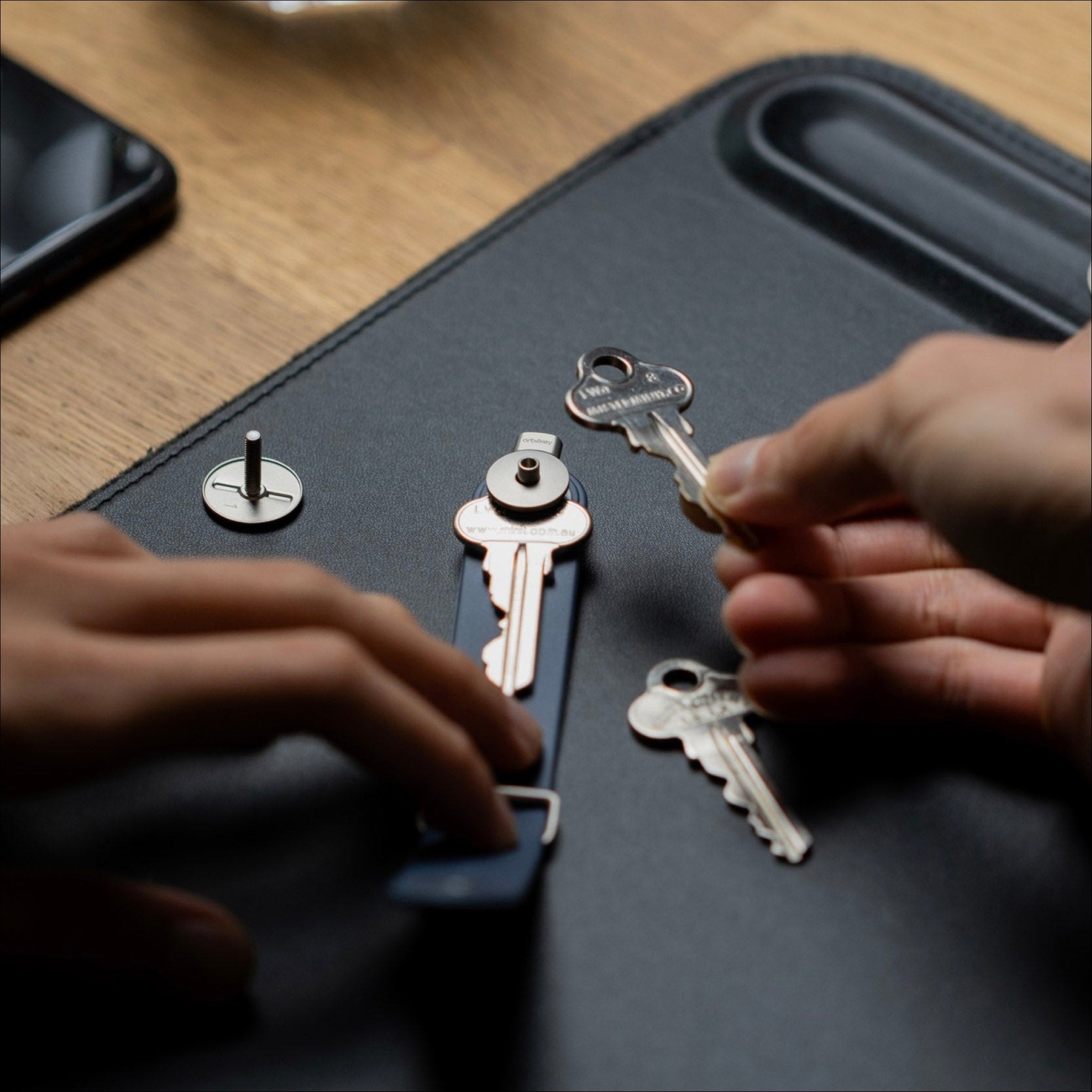 ORBITKEY Quick Flip Multi-Tool - Compact & Durable Stainless Steel Keychain Tool for Everyday Carry (EDC), Outdoor Adventures, DIY Projects & Emergency Situations