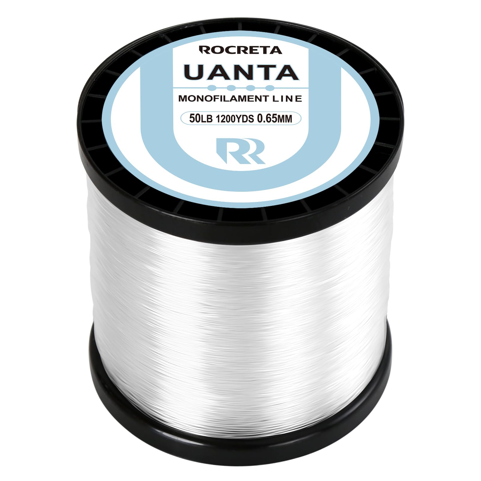 UANTA Monofilament Fishing Line - High Abrasion Resistant Saltwater Fishing Leader, Camouflage Design (2025 New) for Bass, Trout & Saltwater Game Fishing