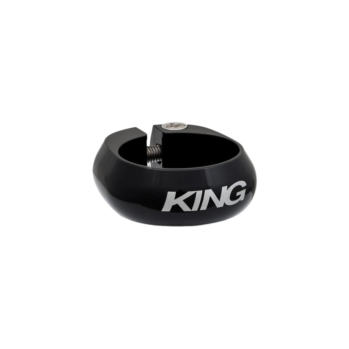 King Seatpost Collar - High-Quality Bike Seat Clamp for Mountain & Road Bikes - Durable Alloy Bicycle Seatpost Clamp for Secure Fit - Perfect for Cycling, Commuting & Outdoor Adventures