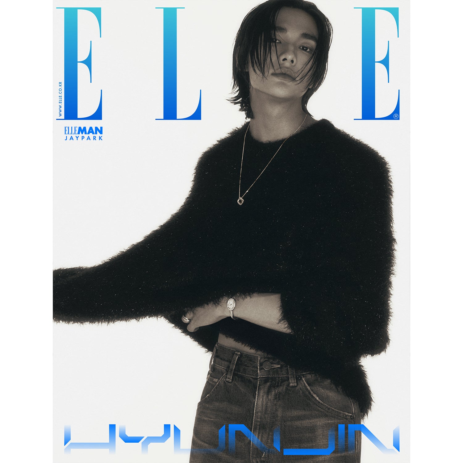 ELLE Magazine May 2024 Issue Featuring HYUNJIN from STRAY KIDS - Kpop Fashion & Style Inspiration for Fans & Collectors