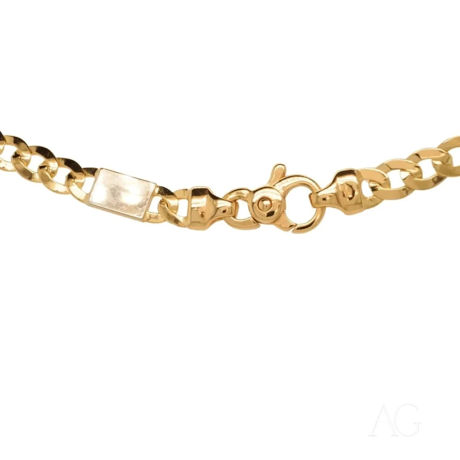 18K Gold Cuban Chain Necklace for Men & Women - Elegant & Durable 18 Karat Gold Plated Cuban Link Chain - Perfect for Gifts, Parties, and Everyday Wear