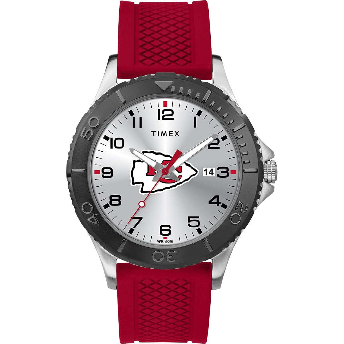 Timex NFL Gamer Watch - Durable Digital Sports Watch for Football Fans, Game Day, and Outdoor Activities