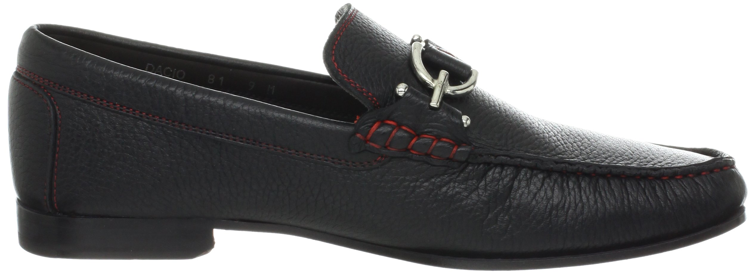 Donald Pliner Dacio Men's Designer Dress Loafers - Classic Black Leather Shoes Size 12 | Formal Office Wear & Business Casual Outfits