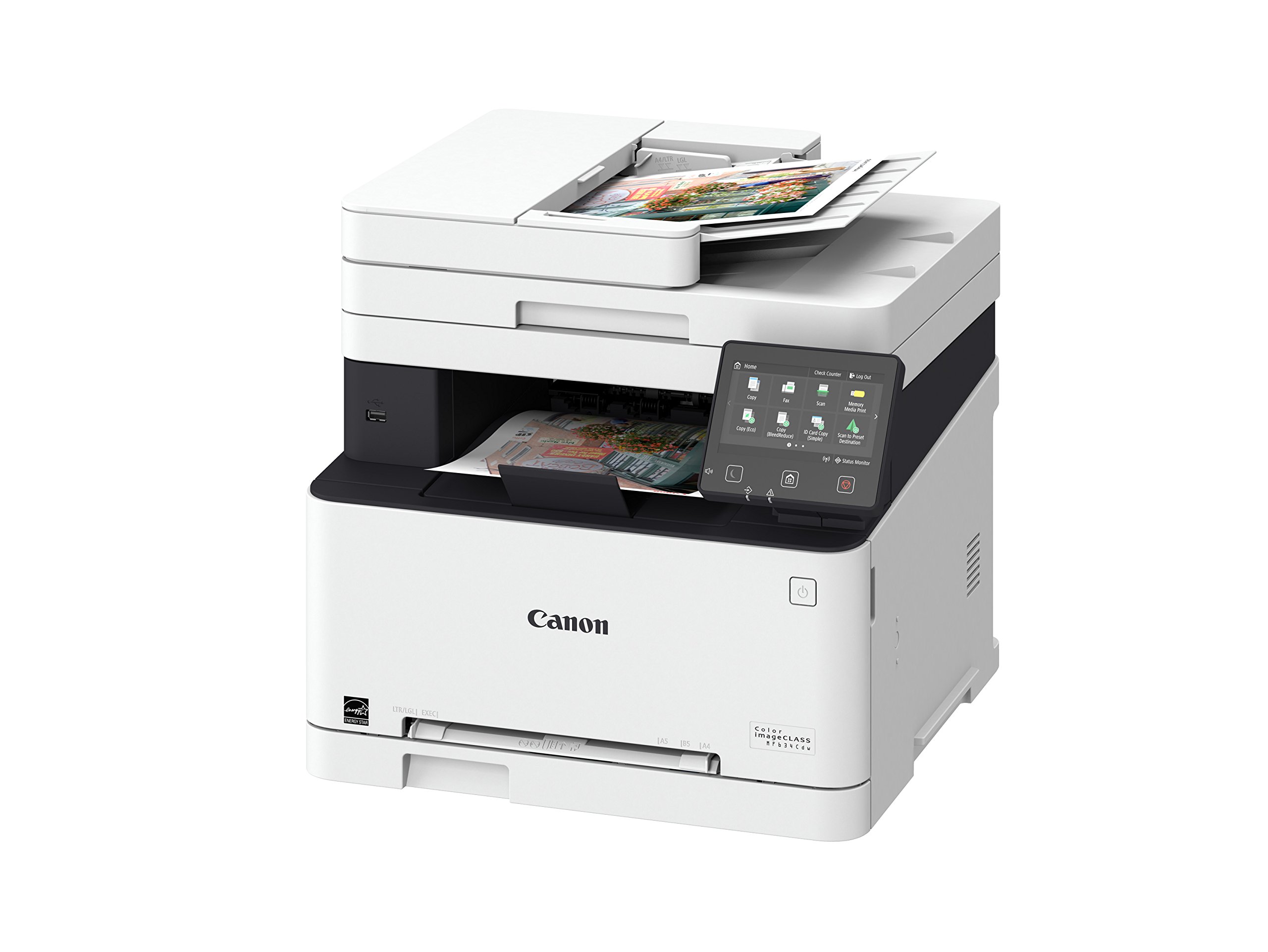 Canon Color imageCLASS MF634Cdw Wireless All-in-One Laser Printer with Duplex Printing - 19 PPM, Amazon Dash Replenishment Ready (1475C005) - Ideal for Home Office & Small Business Printing Needs