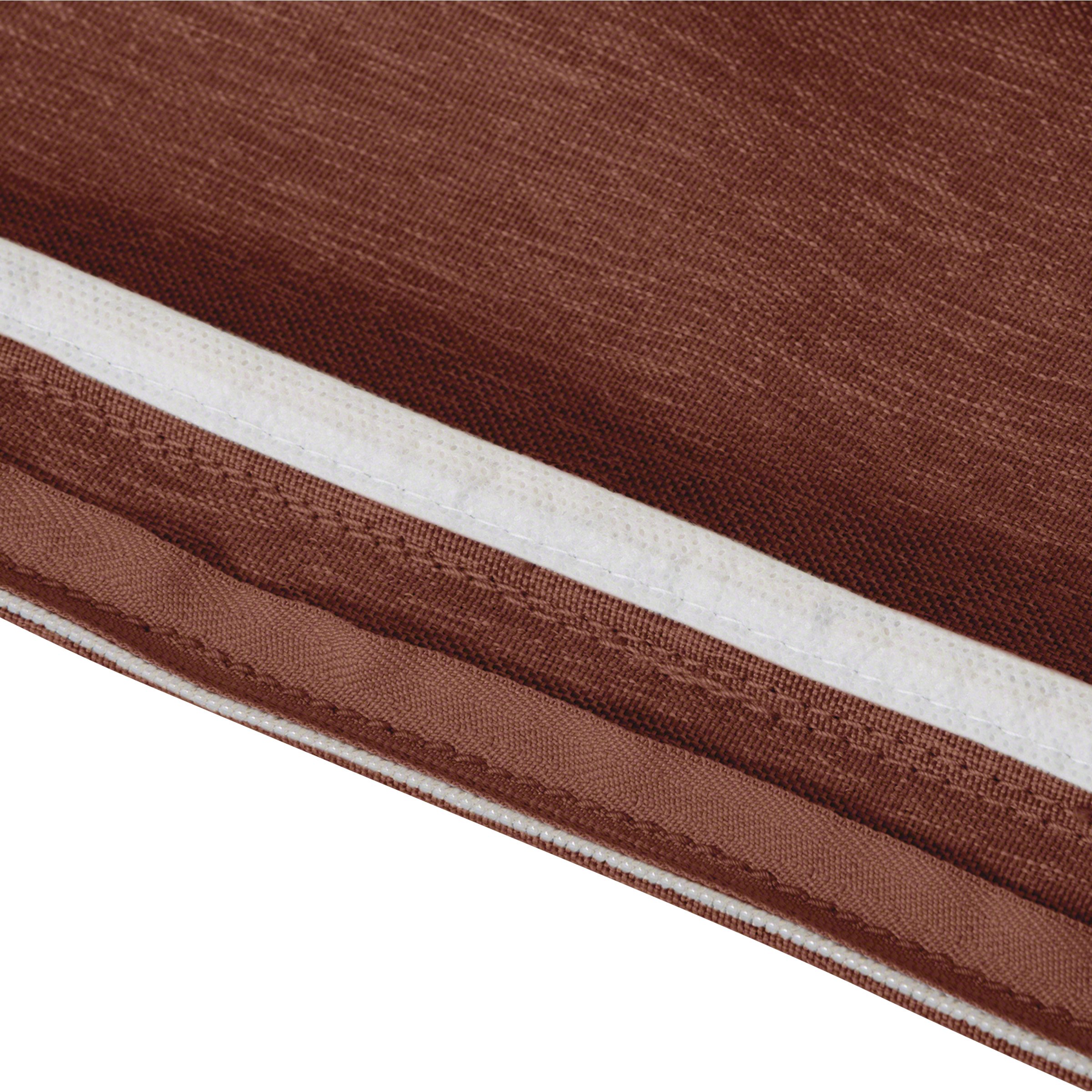 Classic Accessories Montlake Patio FadeSafe Seat Cushion Slip Cover - Henna, 25