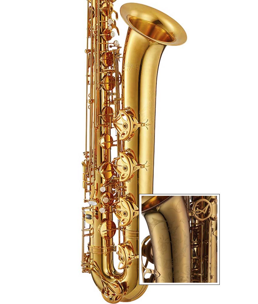 Antigua Winds ProOne BS6200 Eb Professional Baritone Saxophone - Amber Finish | Premium Brass Instrument for Jazz, Concert & Studio Performance