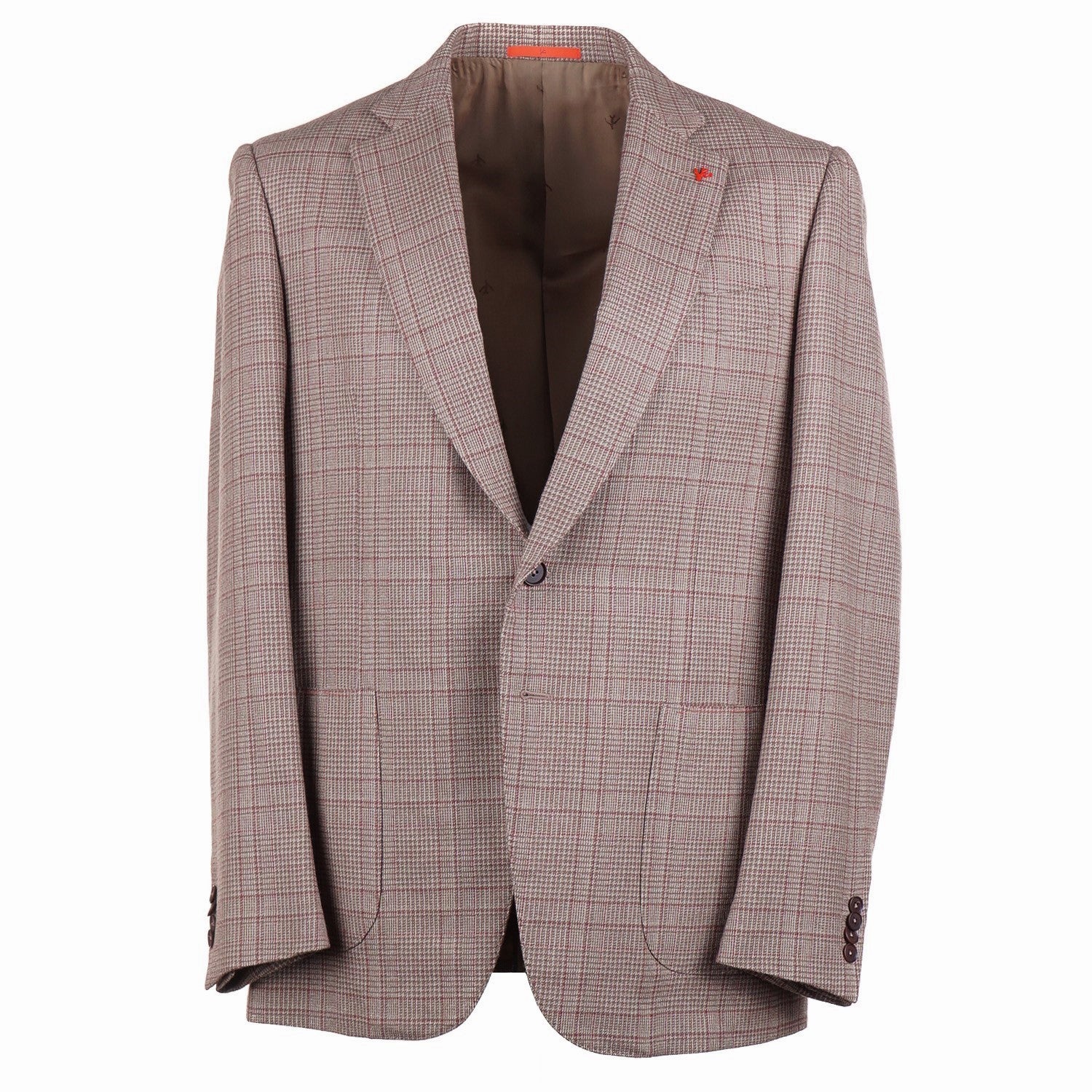 Isaia Slim Fit Wool Cashmere Blazer for Men - Premium Italian Tailored Sport Coat for Business & Formal Occasions - Office Wear, Weddings & Special Events