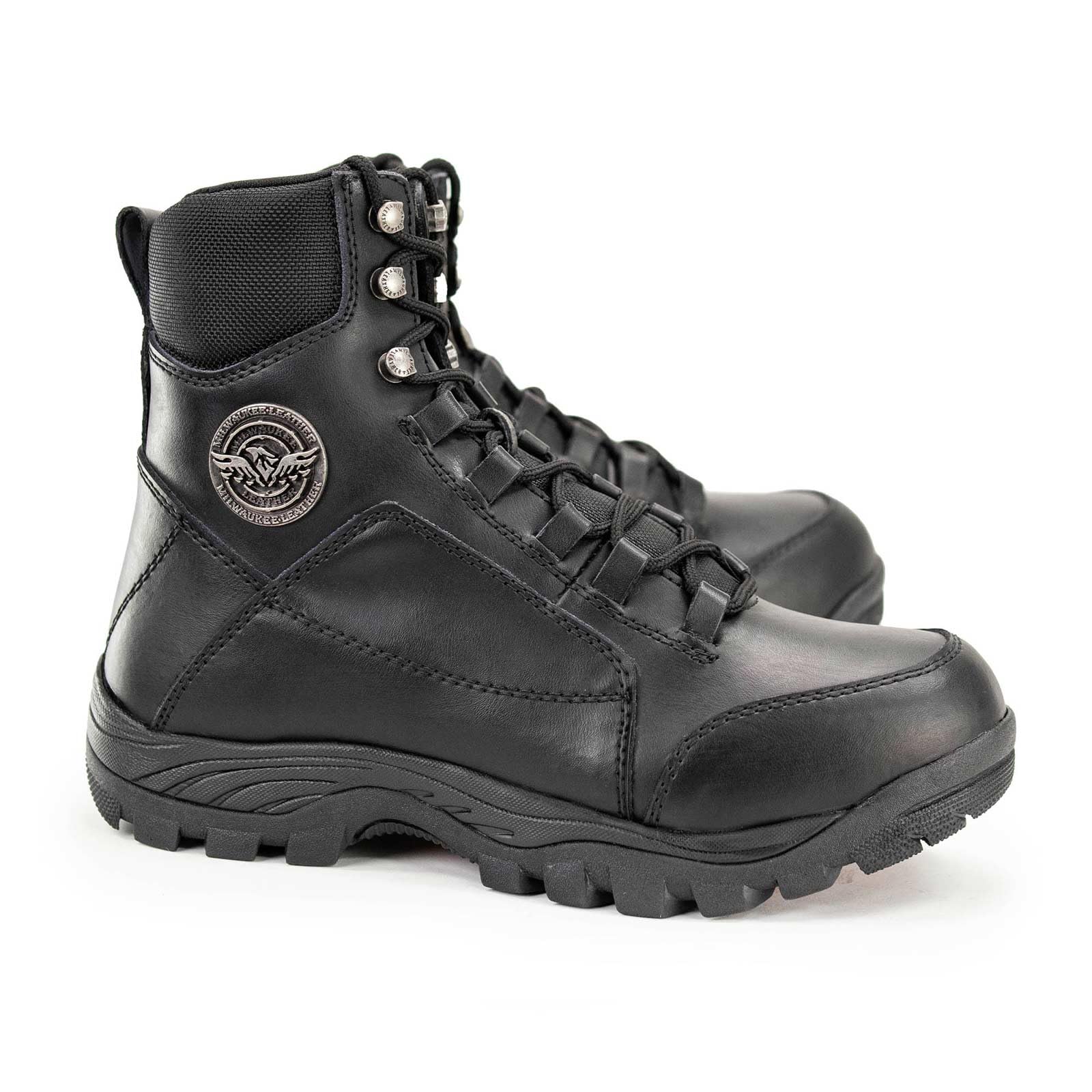 Milwaukee Leather Men's Military Tactical Boots - Durable Combat & Work Boots for Outdoor, Hiking & Security Use
