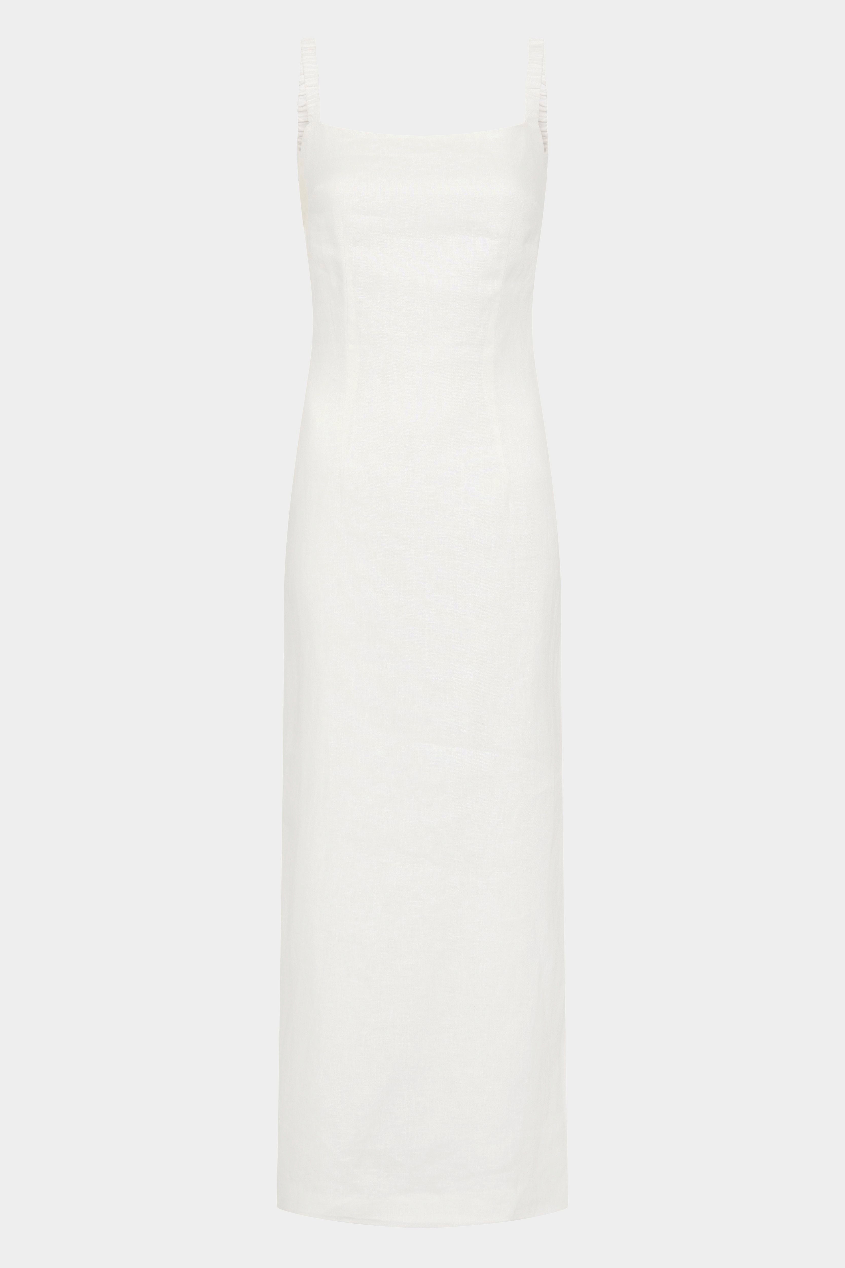 Primrose Ruched Midi Dress for Women - Flattering Bodycon Party & Cocktail Dress - Perfect for Weddings, Date Nights & Special Occasions