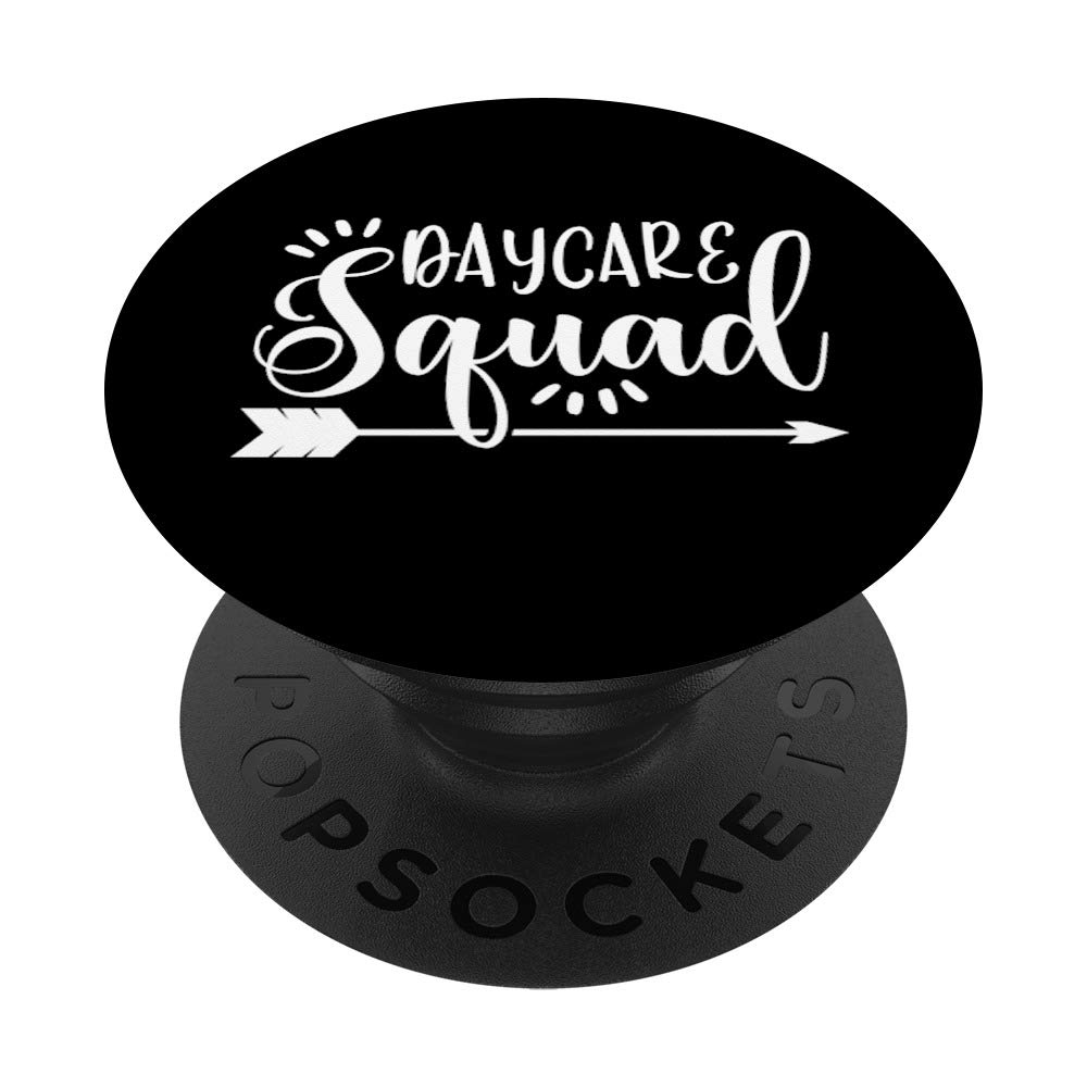 Teacher Gift Ideas - Daycare Squad Teacher Appreciation PopSockets with Grip & Stand for iPhone, Samsung & Tablets - Perfect for Classroom, Office & Daily Use
