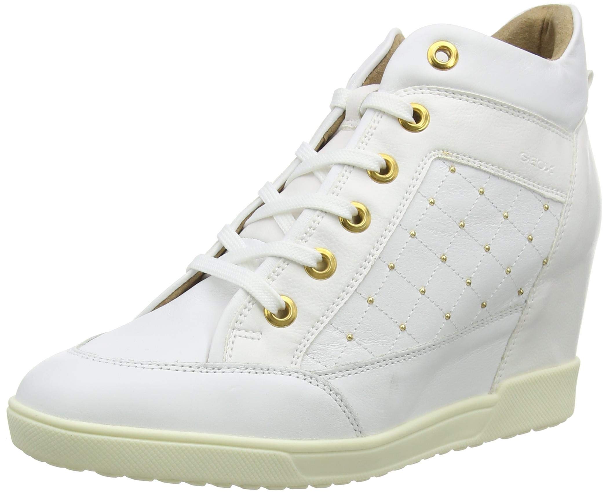 Geox Girl's Low-Top Sneakers - Breathable Lightweight School Shoes for Kids, Comfortable Casual Walking Shoes for Girls, Perfect for School, Play & Everyday Wear