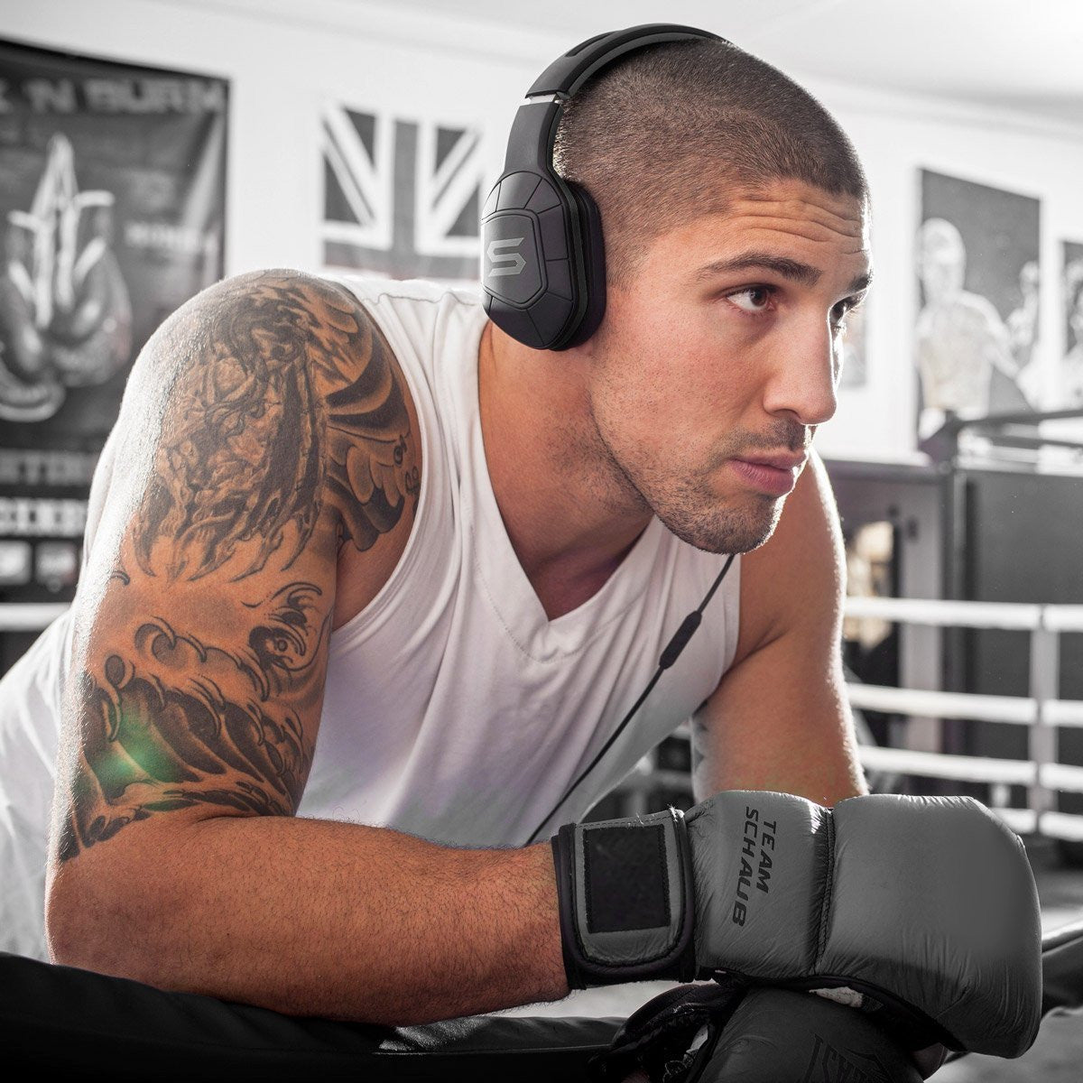 Soul Combat Over-Ear Headphones with Noise Cancellation - Wireless Bluetooth Headset for Gaming, Music & Movies - Perfect for Travel, Workouts & Home Entertainment