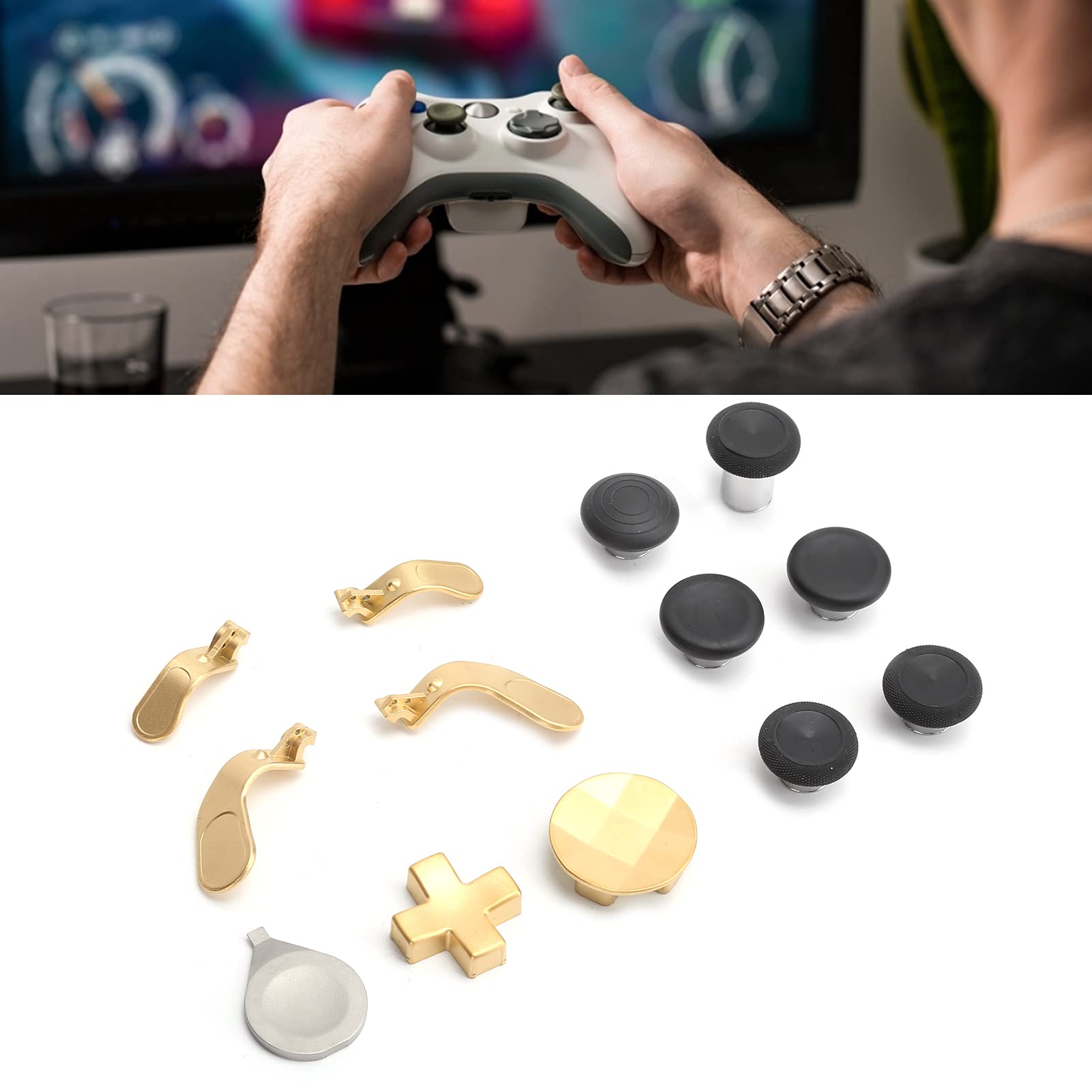 Xbox Elite Series 2 Controller Replacement Parts - Paddles, Joysticks, I/O Port Cards & Accessories for Xbox One Elite Controller | Gaming Accessories for Enhanced Gameplay & Customization
