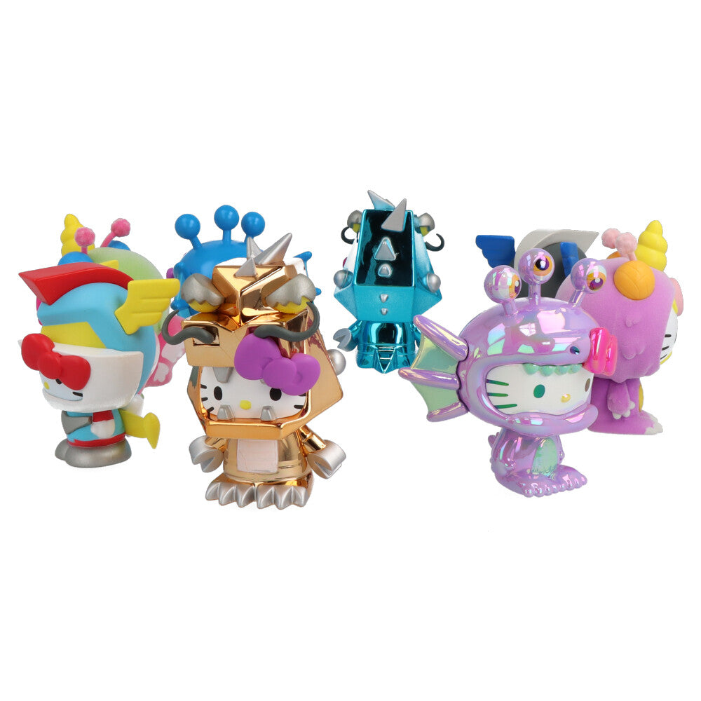 Hello Kitty Kaiju Mini Series Collectible Figures - Cute Kawaii Monster Toys for Kids & Anime Fans - Perfect for Display, Gifts & Pop Culture Collections