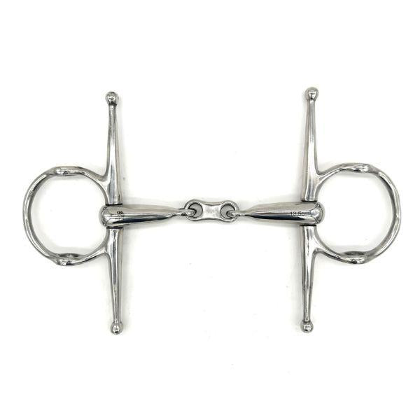 Jake Adams Hollow Mouth Full Cheek Nelson Gag Bit for Horse Training - Durable Stainless Steel Equestrian Bit for Western Riding and Dressage