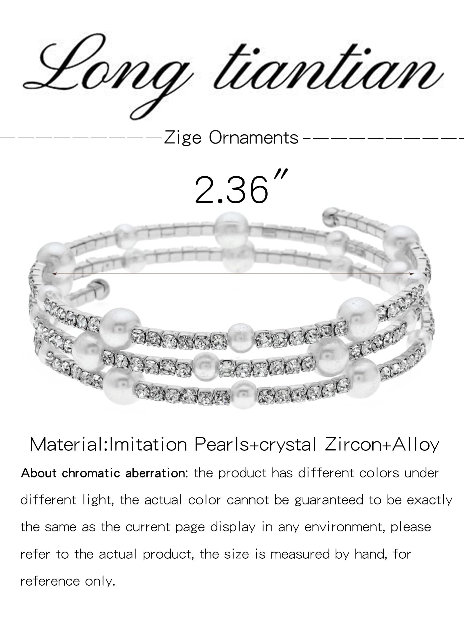 Elegant Pearl Bracelets for Women - Stretch Beaded Crystal Rhinestone Bangle | Stackable Pearl Jewelry for Wedding, Bridal Party & Special Occasions | Perfect Gift for Brides, Anniversary & Formal Events