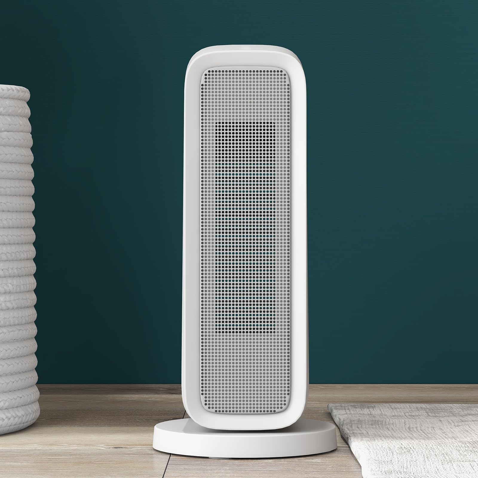 GARVEE 1500W 16 Inch WiFi Ceramic Space Heater with 80° Oscillation - Portable Electric Heater for Home, Office & Bedroom - Smart Remote Control & Energy Saving