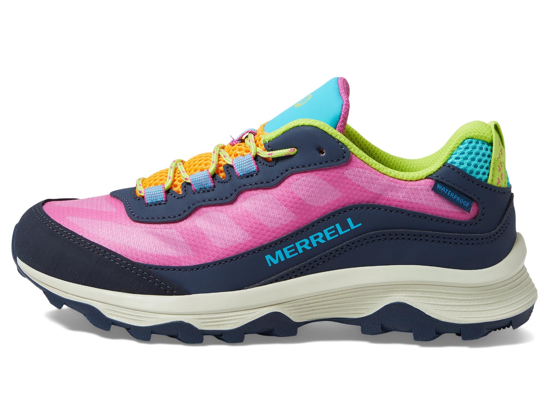 Merrell Kids Moab Speed Low Waterproof Hiking Shoes - Lightweight & Durable Outdoor Sneakers for Boys & Girls - Perfect for Trail Hiking, Camping & Everyday Adventures