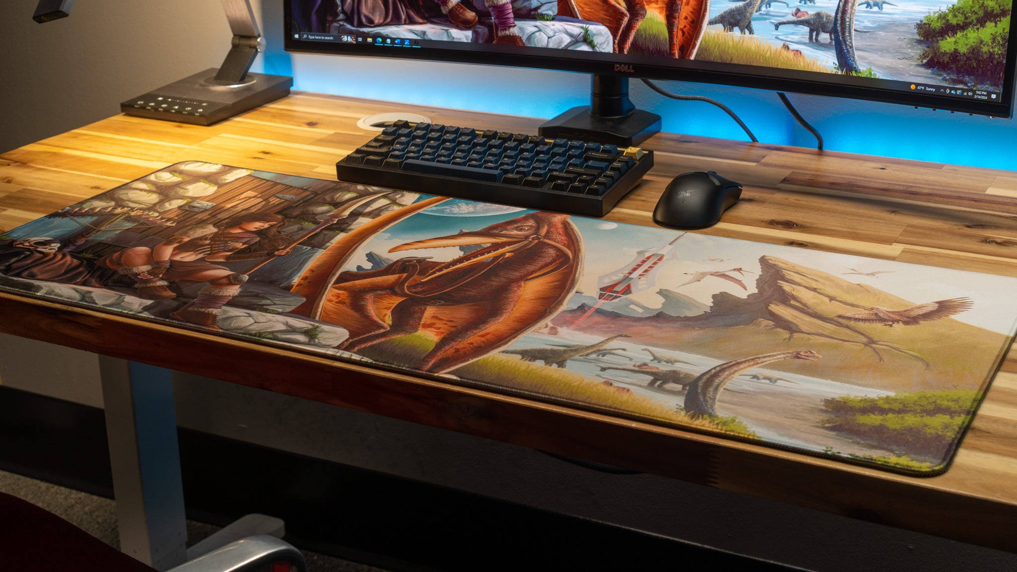 Xavii Survivor's Respite Limited Edition Gaming Mouse Pad XL - Content Creator Collaboration Desk Mat for PC, Mac, Laptop - Perfect for Gaming, Streaming & Office Work