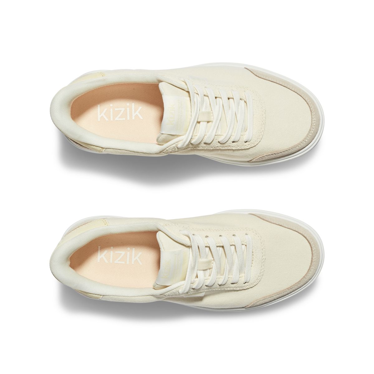 KIZIK PRAGUE 2 Women's Slip-On Sneakers - Medium & Wide Width Comfort Walking Shoes for Travel, Work & Everyday Wear