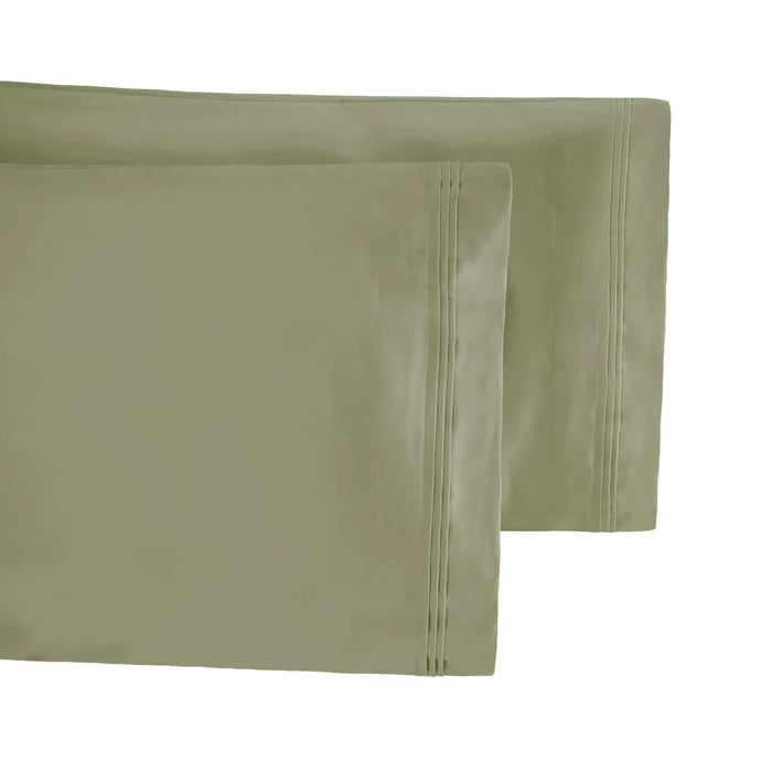 Premium 650 Thread Count Egyptian Cotton Pillowcase Set - Ultra Soft & Breathable for a Luxurious Sleep Experience | Perfect for Bedroom, Hotel, or Gift