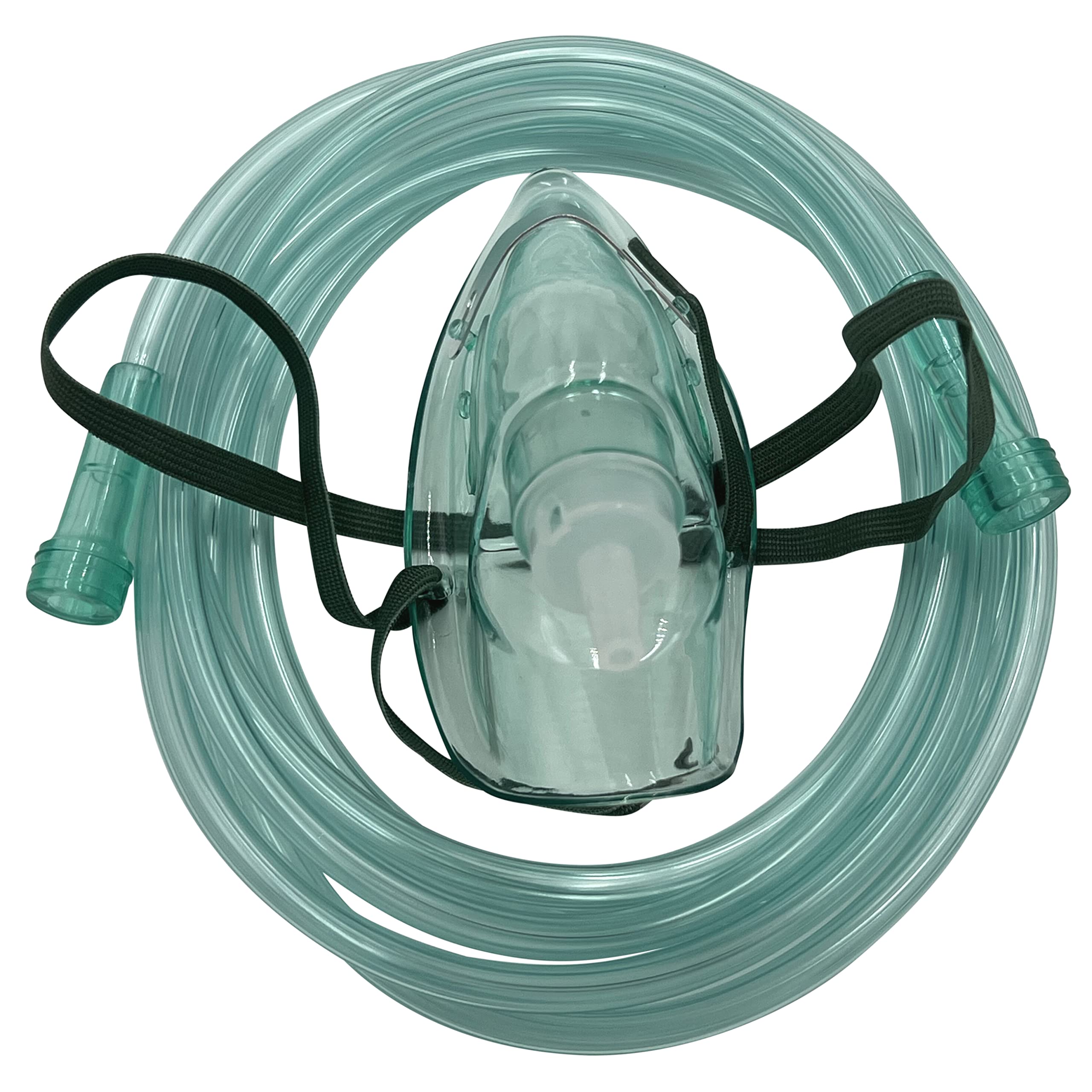 1 Pack Pediatric Elongated Oxygen Mask with 6.8 Ft Crush Resistant Tubing - Medical Oxygen Therapy for Kids, Infants & Toddlers - Perfect for Hospitals, Clinics & Home Care Use