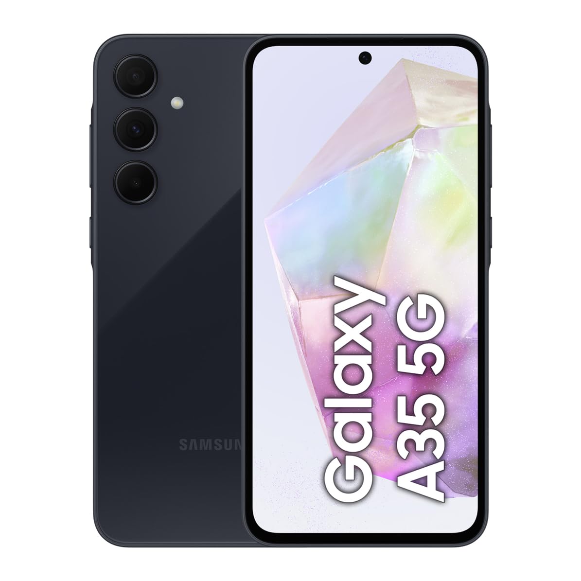 Samsung Galaxy A35 5G Unlocked Smartphone 256GB 8GB RAM | 50MP Camera | 2-Day Battery | Awesome Navy Color | UK Version with 3-Year Warranty | Perfect for Travel, Photography & Business Use