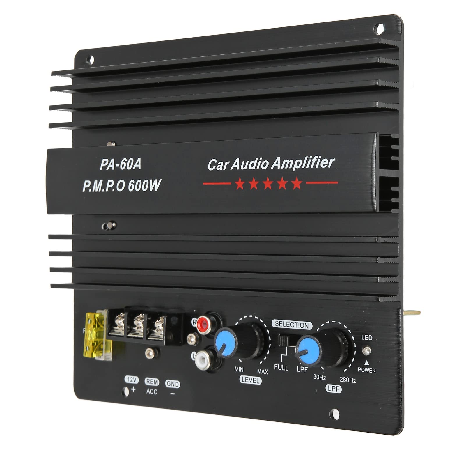 12V 600W High Power Car Audio Amplifier Board - Powerful Subwoofer Amp for Car Sound System | Lightweight Design Fits Most Vehicles | Perfect for Car Audio Upgrades & Bass Enhancement