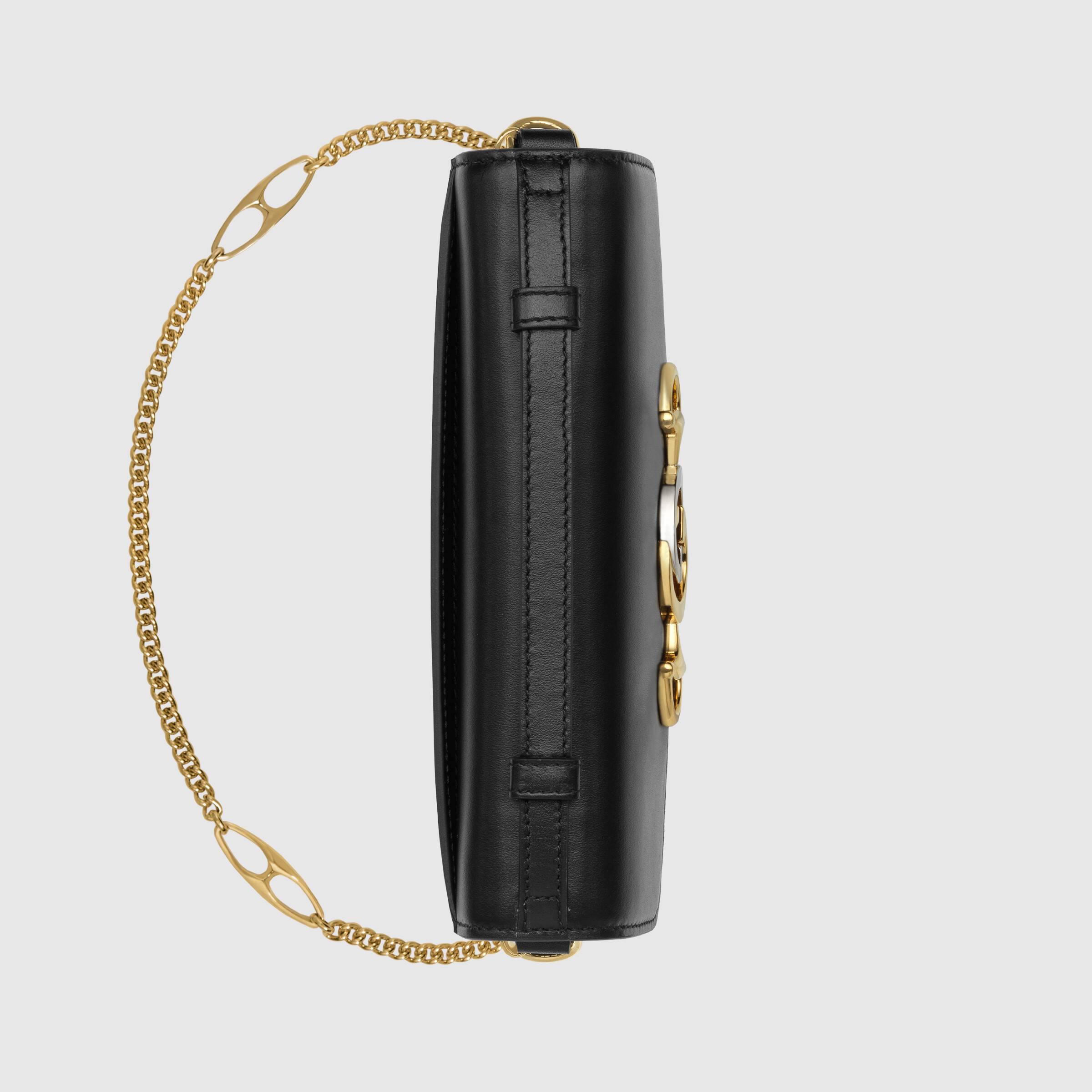 Gucci Zumi Black Smooth Leather Mini Bag for Women - Luxury Designer Crossbody Purse for Evening Out & Party | Fashionable & Elegant Accessory