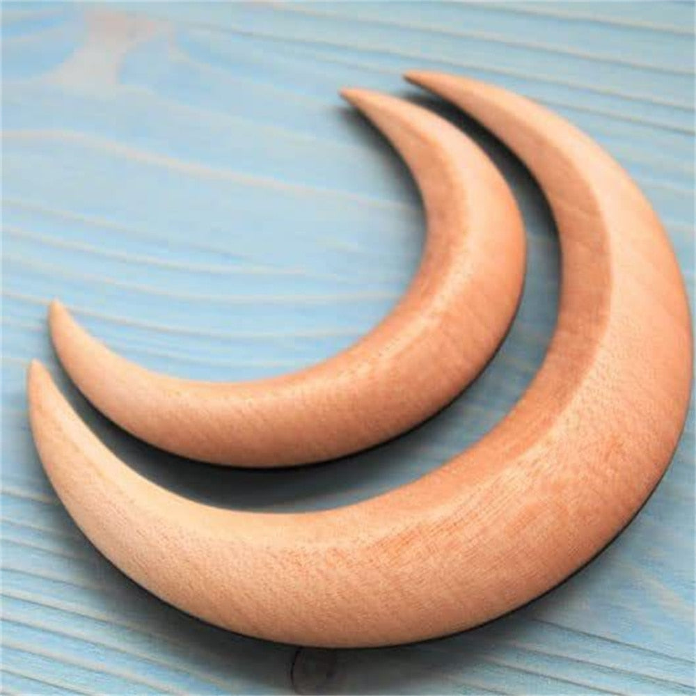 Witches Crescent Moon Headpiece - Gothic Moon Headband for Women, Halloween Costume Accessory, Cosplay & Witch Party Decor