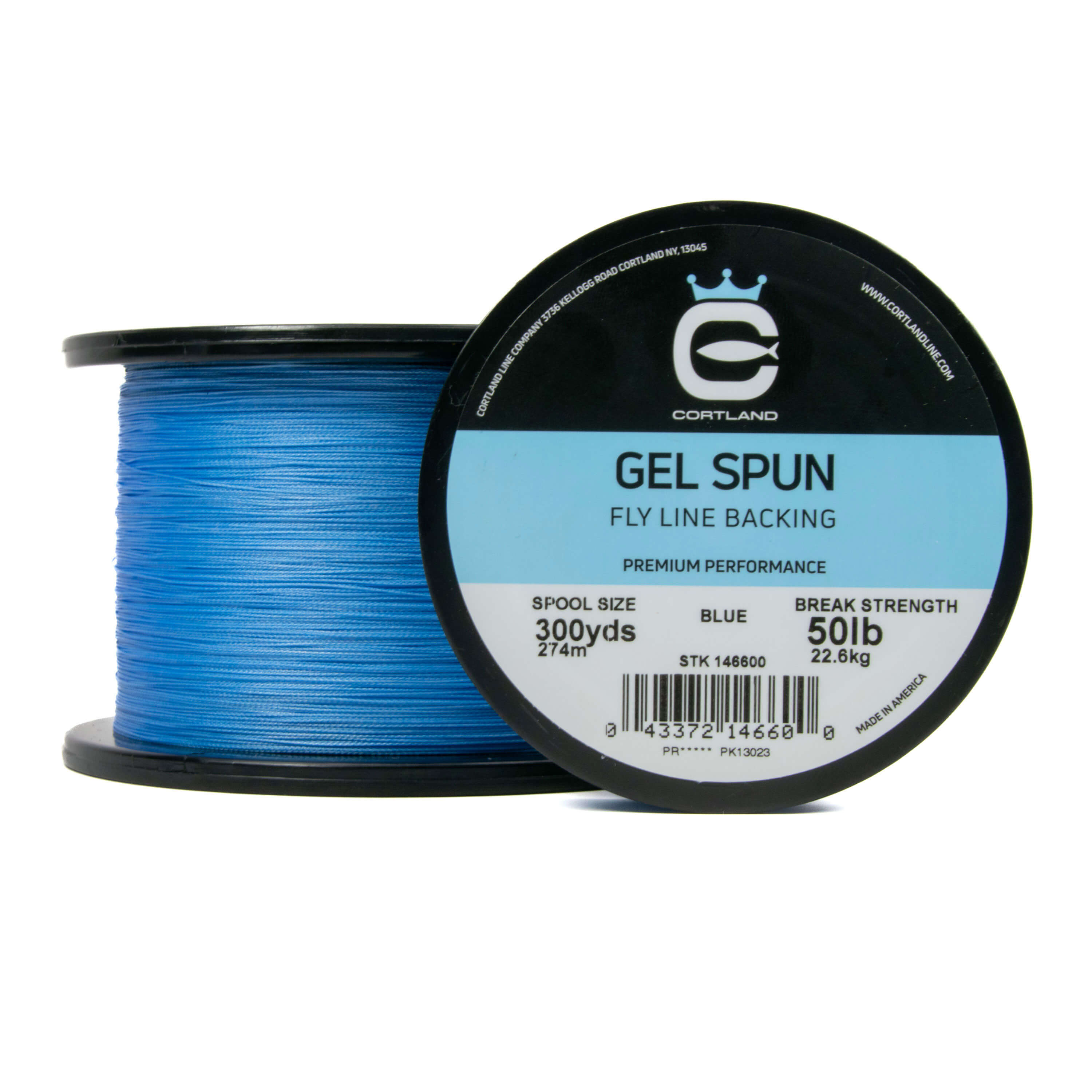 Premium Gel-Spun Fly Line Backing - High Strength, Low Memory, Blue Color - Ideal for Saltwater & Freshwater Fly Fishing