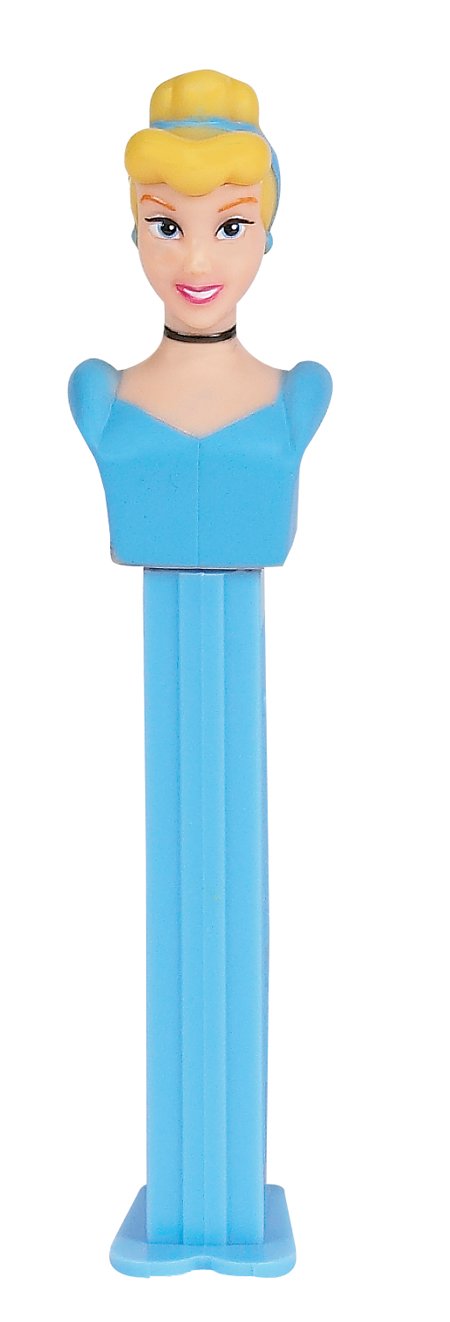 Disney Princess Cinderella PEZ Dispenser with Candy Refill - Collectible Candy Holder for Kids, Gift for Disney Fans - Perfect for Birthday Parties, Halloween Treats & Disney Themed Events