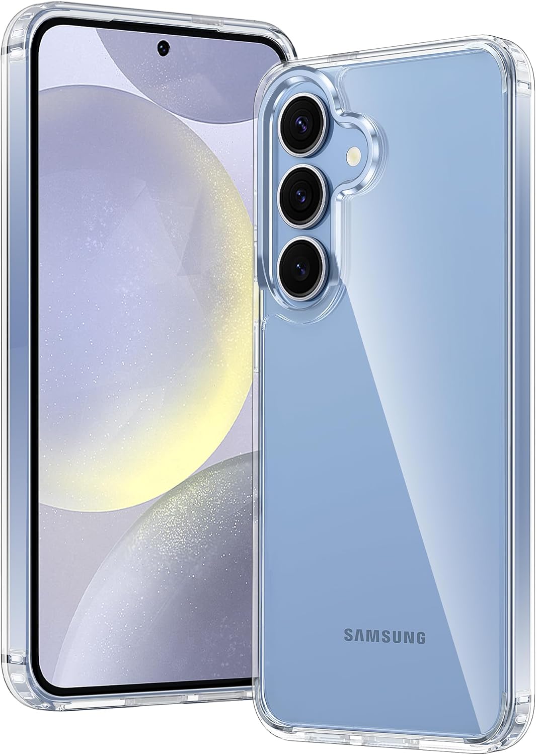 Samsung Galaxy S25 Plus Case - Military Grade Drop Proof, Shockproof & Transparent Cover - Perfect for Outdoor, Travel & Everyday Protection