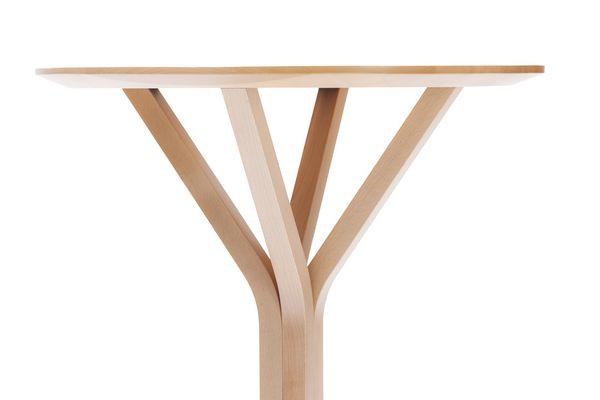 Bloom Bentwood Coffee Table by Ton - Modern Round Wooden Coffee Table for Living Room, Home Decor & Small Spaces - Perfect for Apartments, Lounges & Cozy Spaces