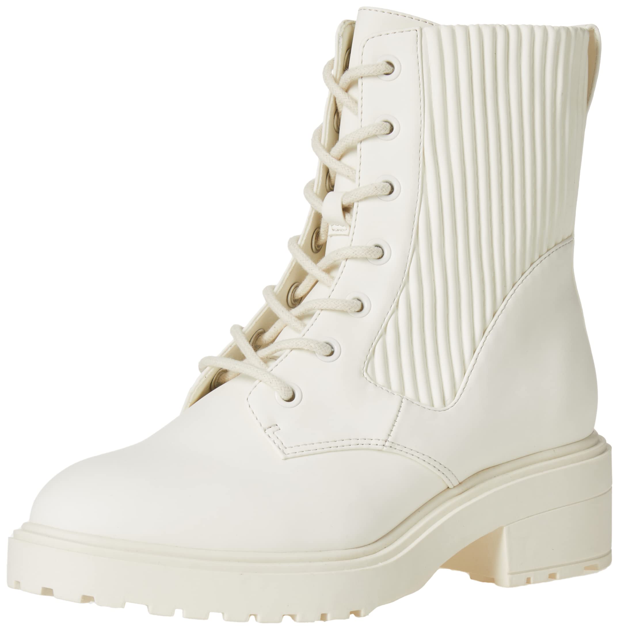 Amazon Essentials Women's Rubberized Combat Boots with Chunky Outsole - Waterproof Ankle Boots for Hiking, Outdoor & Winter Wear