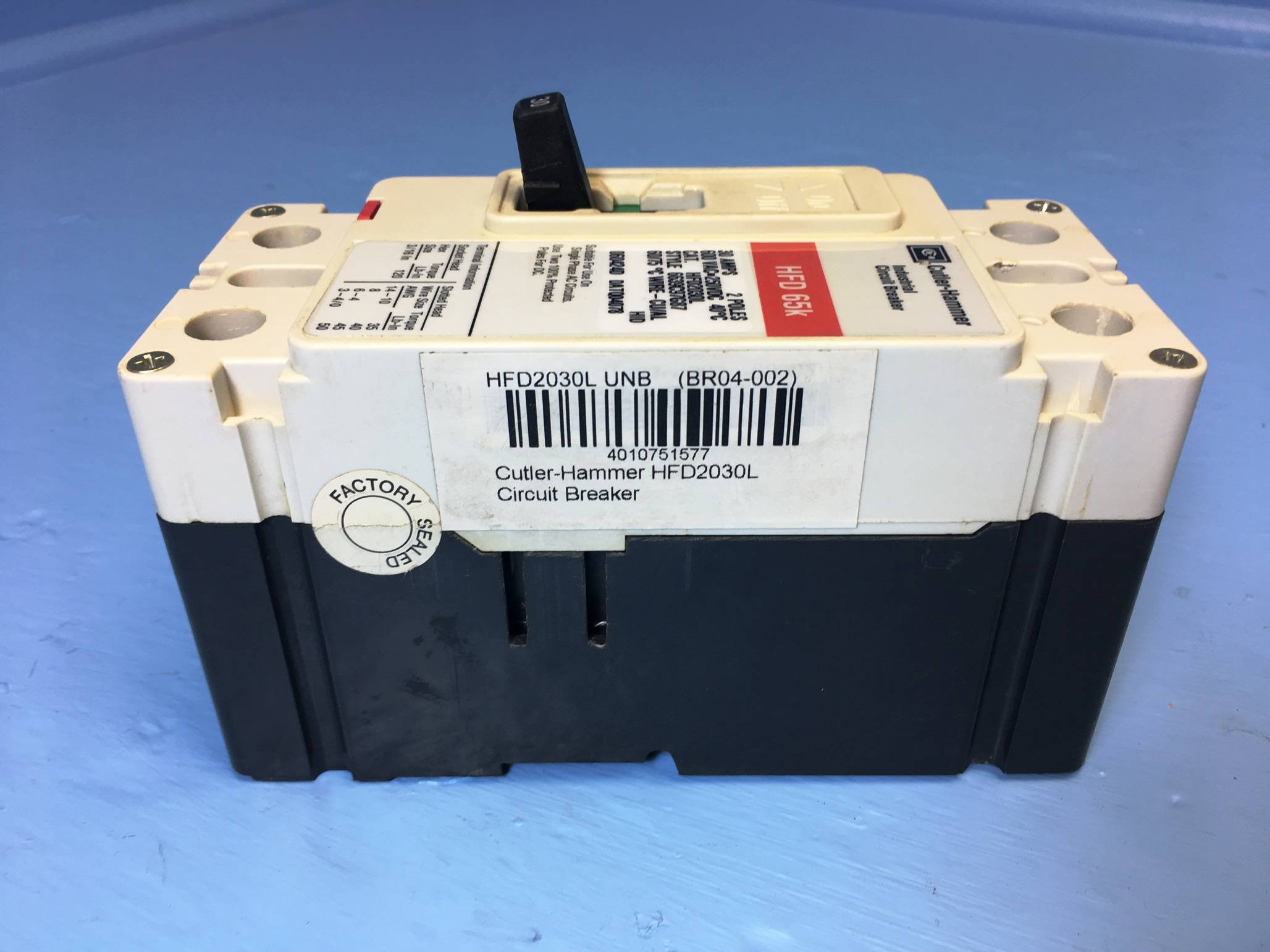 Eaton Cutler-Hammer HFD2030 65kA Circuit Breaker - High Performance Electrical Protection for Commercial & Industrial Use