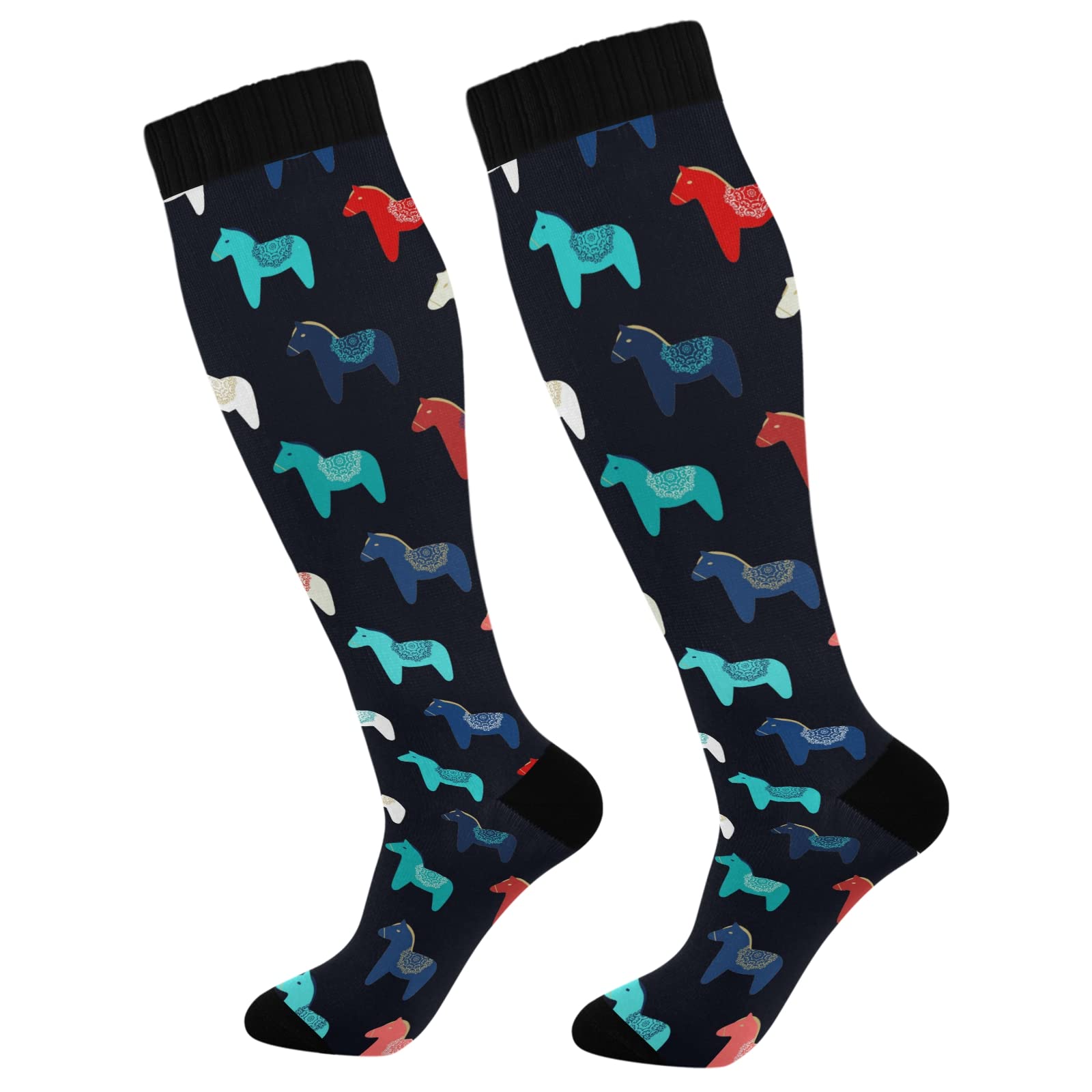 Fisyme Unisex Thermal Compression Socks for Running, Hiking & Cycling - Breathable Athletic Crew Socks for Men & Women - Perfect for Workouts, Outdoor Sports & Cold Weather Comfort