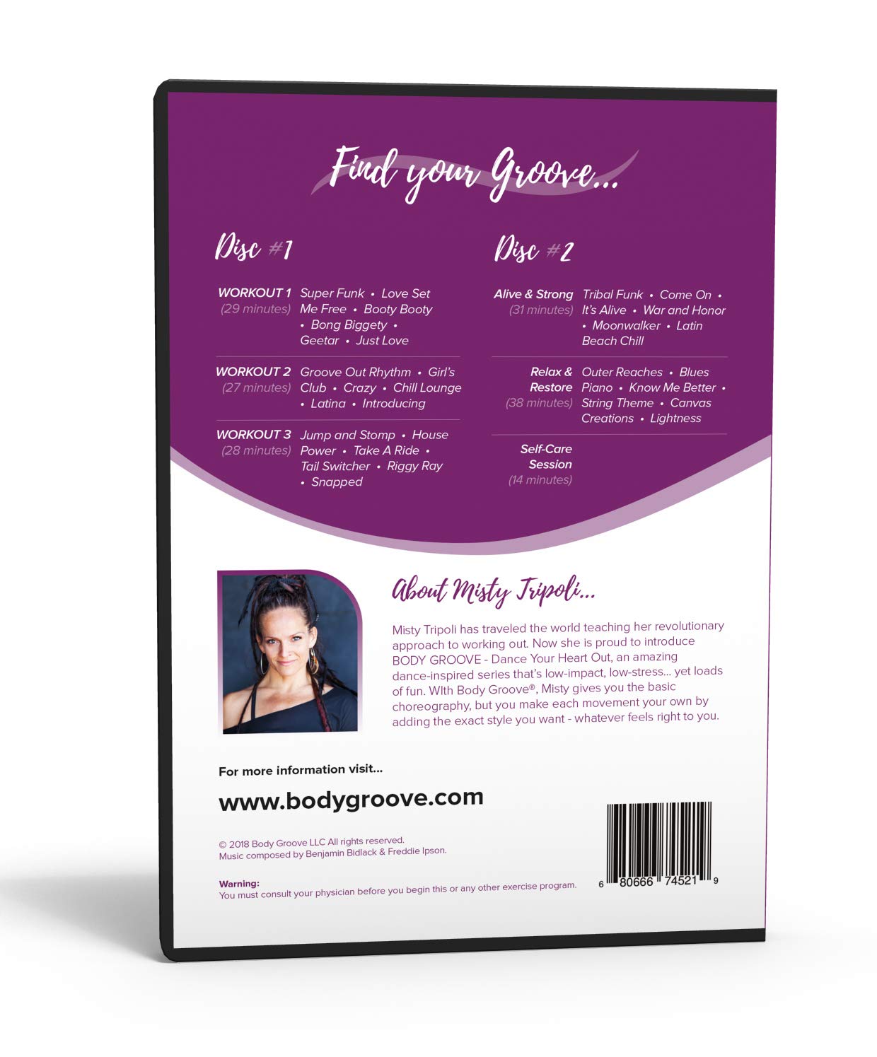 Body Groove Dance Your Heart Out DVD Collection - Fun Home Dance Workout for Fitness, Weight Loss & Stress Relief | Perfect for Beginners & All Ages