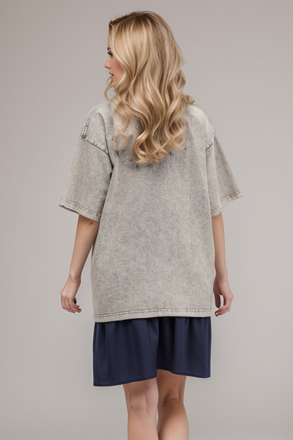 Basic Bae Round Neck Half Sleeve T-Shirt for Women | Casual Cotton Tee | Perfect for Everyday Wear, Outings & Layering