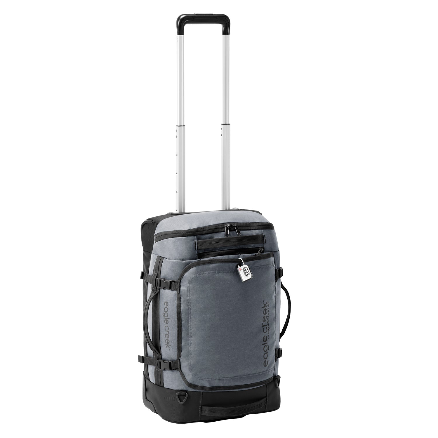 Eagle Creek Cargo Hauler XT Wheeled Duffel Bag - International Carry On Luggage - Charcoal Black - Perfect for Travel, Business Trips & Adventure Vacations