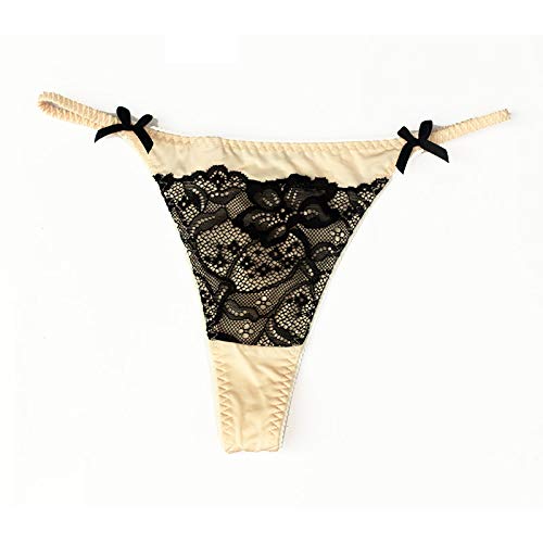 Sexy Women's Lace Thong Underwear - 4 Pack G-String T-Back Low Rise Cheeky Panties for Everyday Wear & Special Occasions