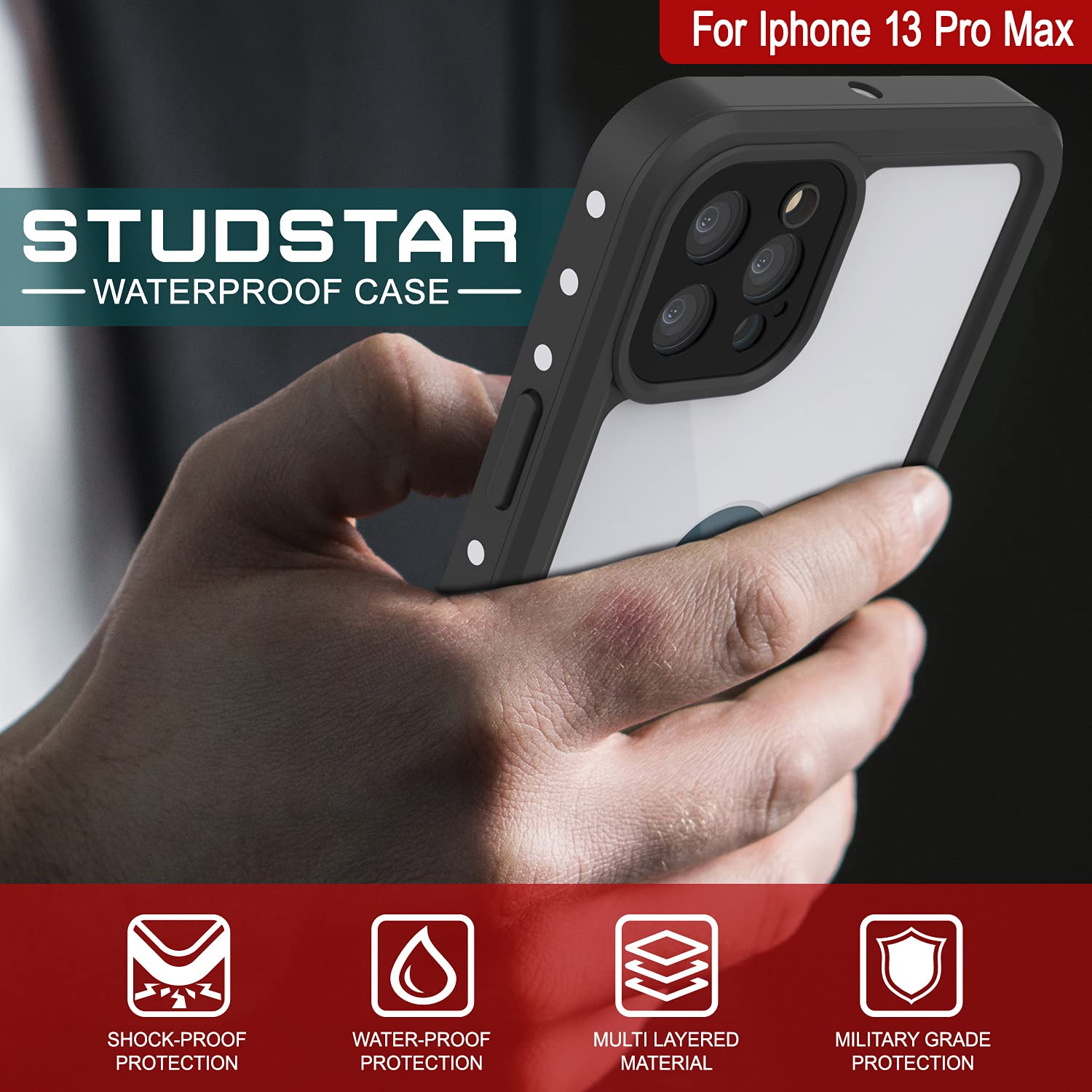Punkcase iPhone 13 Pro Max Case (6.7