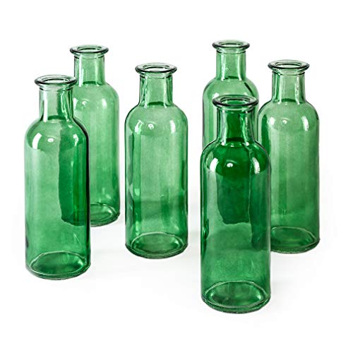 Green, Large, Set of 6