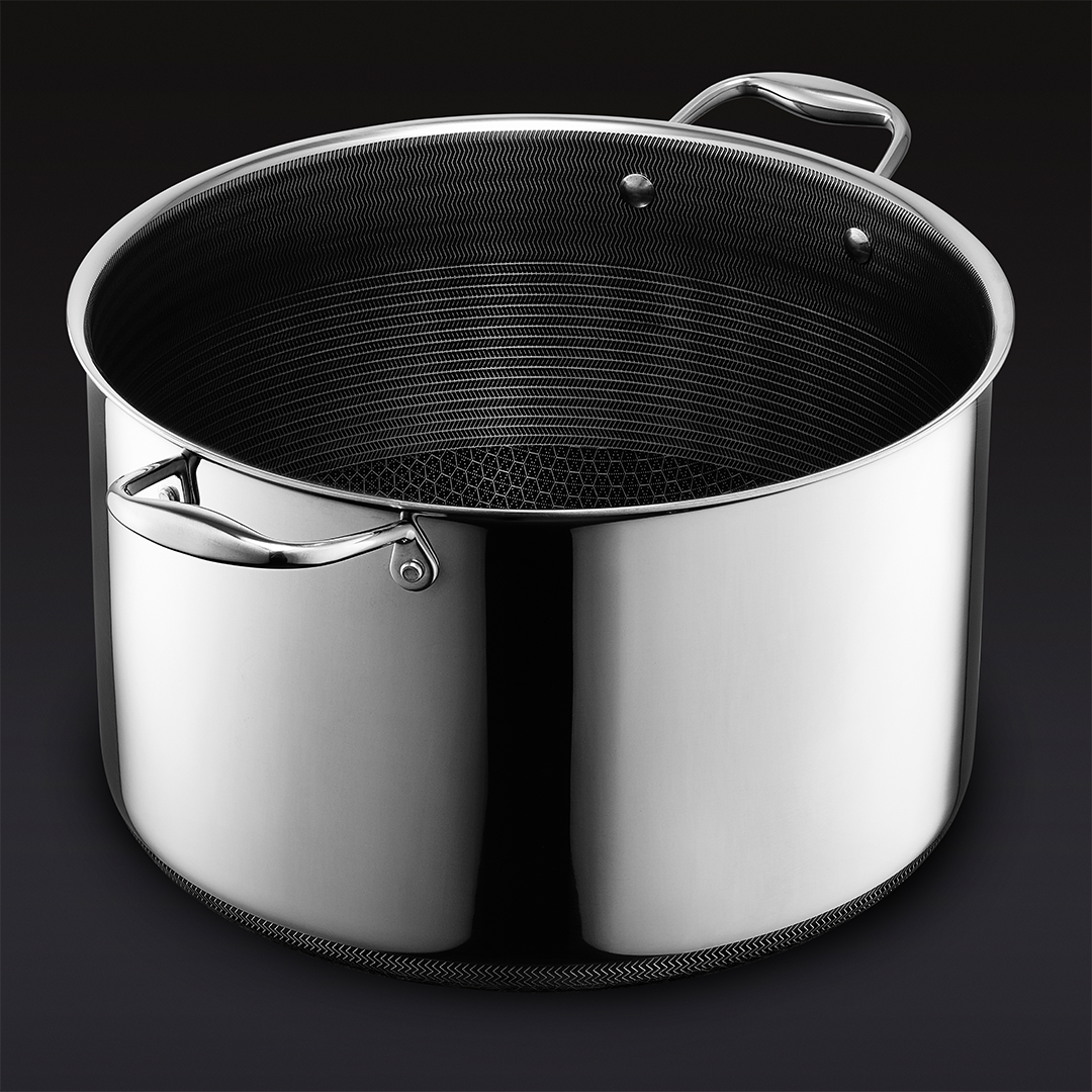 11.5 Liter Hybrid Cooking Pot with Lid - Nonstick, Durable & Versatile for Soups, Stews, Pasta & Meal Prep