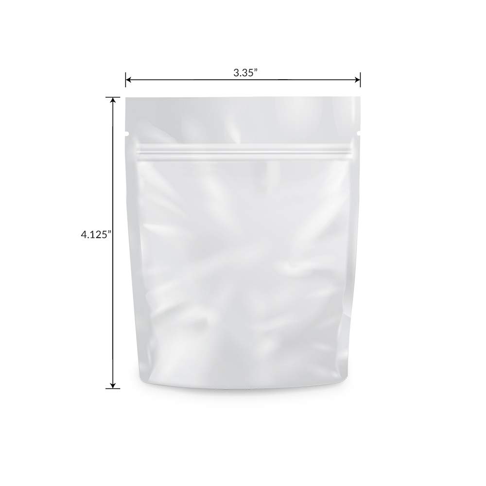 Premium Smell Proof Mylar Bags - 100 Count (4.125