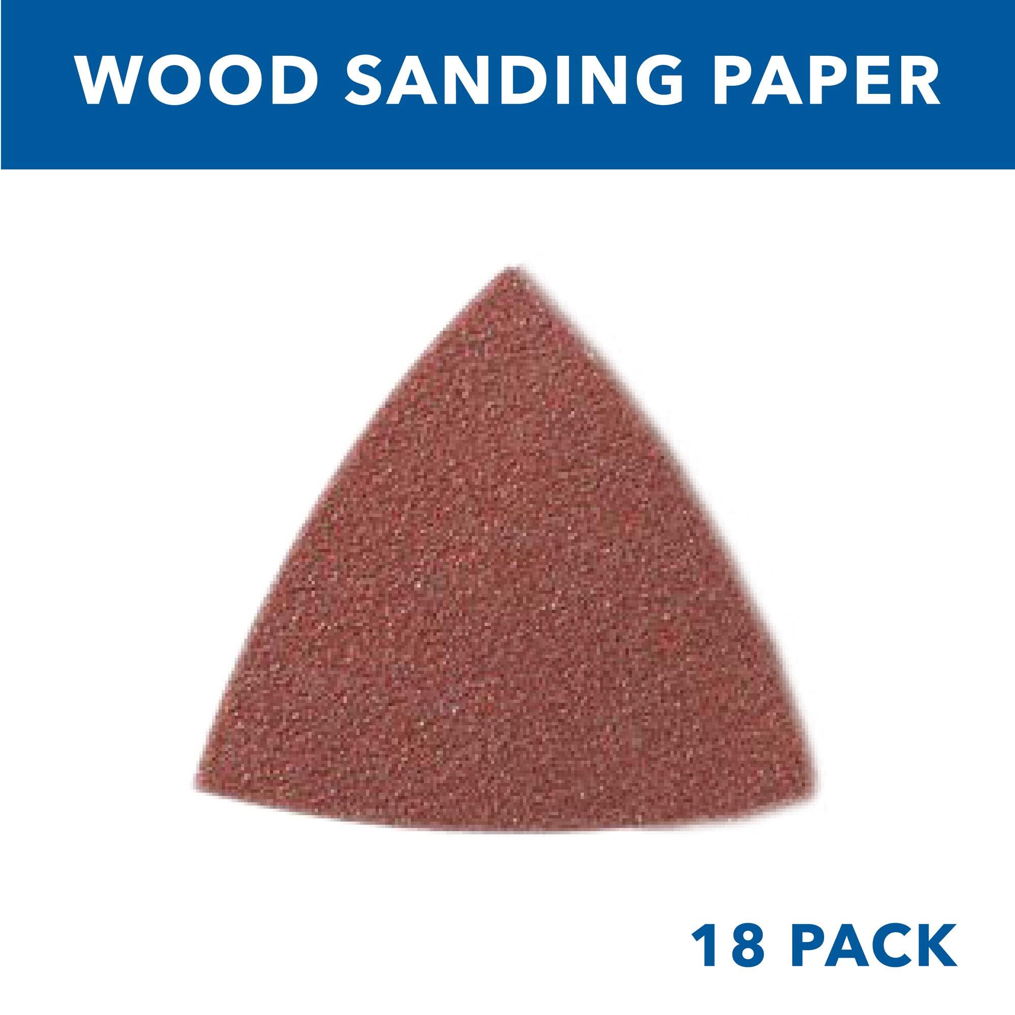 Dremel Oscillating Tool Sanding Kit - 30-Piece Wood Sanding Paper Set for Woodworking, DIY Projects & Home Renovation | Perfect for Furniture Refinishing, Cabinet Repair & Crafting